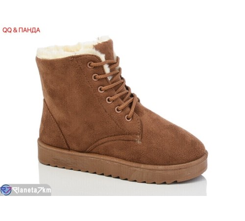 Черевики жіночі на зиму (8 пар р.37-42) camel "QQ&Панда" Черевики жіночі на зиму (8 пар р.37-42) camel "QQ&Панда"