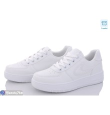 Кросівки жіночі на весну/осінь (8 пар р.36-41) білий  "FERICE"