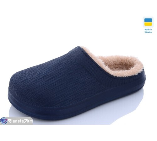 Жіночі сабо на зиму (6 пар р.37-41) синій  "LUCKY"