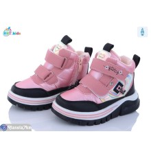 Черевики дитячі на зиму (8 пар р.24-29) рожевий  "BBT"