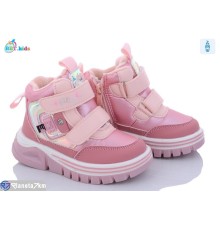 Черевики дитячі на зиму (8 пар р.24-29) рожевий  "BBT"