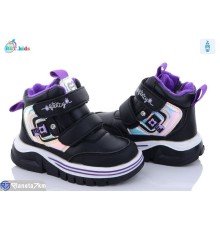 Черевики дитячі на зиму (8 пар р.24-29) чорний  "BBT"