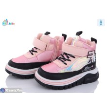 Черевики дитячі на зиму (8 пар р.24-29) рожевий  "BBT"