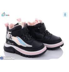 Черевики дитячі на зиму (8 пар р.24-29) чорний  "BBT"