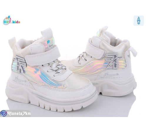 Черевики дитячі на зиму (8 пар р.24-29) білий  "BBT"