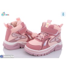 Черевики дитячі на зиму (8 пар р.24-29) рожевий  "BBT"