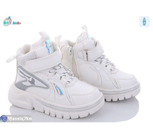 Черевики дитячі на зиму (8 пар р.24-29) білий  "BBT"