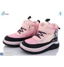 Черевики дитячі на зиму (8 пар р.28-33) рожевий  "BBT"