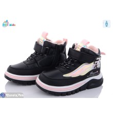 Черевики дитячі на зиму (8 пар р.28-33) чорний  "BBT"