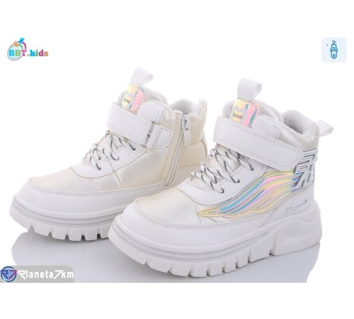 Черевики дитячі на зиму (8 пар р.28-33) білий  "BBT"