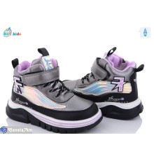 Черевики дитячі на зиму (8 пар р.28-33) сірий  "BBT"