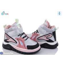 Черевики дитячі на зиму (8 пар р.28-33) срібний  "BBT"