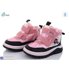 Черевики дитячі на зиму (8 пар р.28-33) рожевий  "BBT"