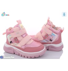 Черевики дитячі на зиму (8 пар р.28-33) рожевий  "BBT"