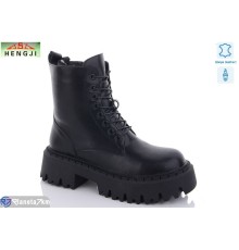 Черевики жіночі на зиму (6 пар р.36-41) чорний  "HENGJI-ELENA"