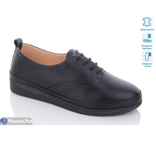 Туфлі жіночі на весну/осінь (8 пар р.36-40) чорний  "KLAKSON"