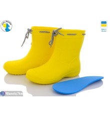 Жіночі чоботи з піни на весну/осінь (8 пар р.38-41) жовтий  "Jose Amorales"