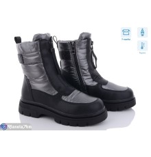 Дутики жіночі на зиму (8 пар р.36-41) графіт  "KULIBABA"