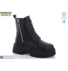 Черевики жіночі на зиму (6 пар р.36-41) чорний  "HENGJI-ELENA"