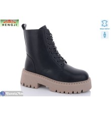 Черевики жіночі на зиму (6 пар р.36-41) чорний  "HENGJI-ELENA"