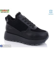 Черевики жіночі на зиму (8 пар р.36-41) чорний  "HENGJI-ELENA"