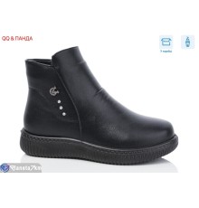 Черевики жіночі на зиму (8 пар р.37-42) чорний  "QQ&Панда"