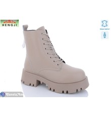 Черевики жіночі на зиму (6 пар р.36-41) коричневий  "HENGJI-ELENA"