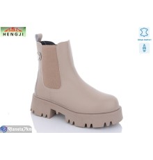 Черевики жіночі на зиму (6 пар р.36-41) коричневий  "HENGJI-ELENA"