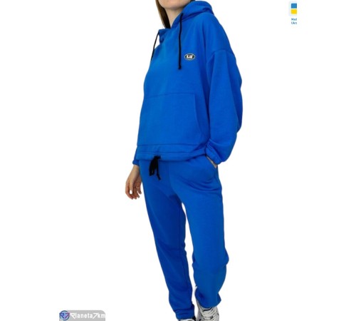 Спортивний костюм жіночий на зиму (2 шт. р.сетка M-L) синій "Marco" Спортивний костюм жіночий на зиму (2 шт. р.сетка M-L) синій "Marco"