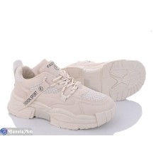 Кросівки жіночі на весну/осінь (8 пар р.36-41) бежевий  "VIOLA"