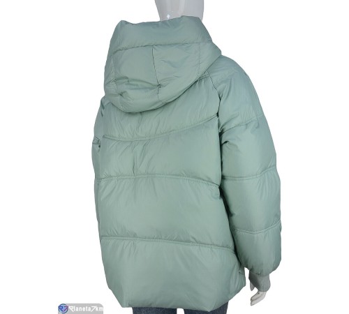 Куртка жіноча на зиму (5 шт. р.сетка S-2XL) зелений  "NORA"