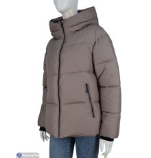 Куртка жіноча на зиму (5 шт. р.сетка S-2XL) коричневий  "NORA"