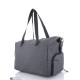 Сумка 33*42*23 см, сірий "BESTBAG"