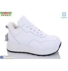 Кросівки жіночі на зиму (8 пар р.36-41) білий  "HENGJI-ELENA"