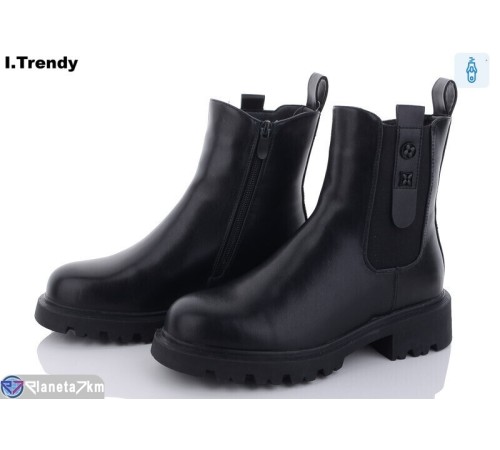 Черевики жіночі на зиму (6 пар р.36-41) чорний "Trendy" Черевики жіночі на зиму (6 пар р.36-41) чорний "Trendy"