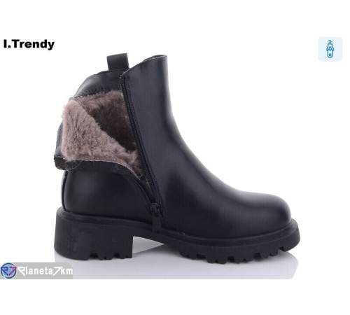 Черевики жіночі на зиму (6 пар р.36-41) чорний "Trendy" Черевики жіночі на зиму (6 пар р.36-41) чорний "Trendy"