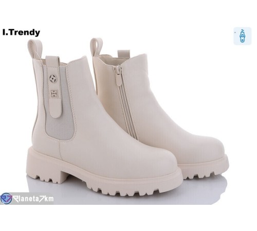 Черевики жіночі на зиму (6 пар р.36-41) бежевий "Trendy" Черевики жіночі на зиму (6 пар р.36-41) бежевий "Trendy"