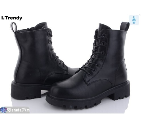 Черевики жіночі на зиму (6 пар р.36-41) чорний "Trendy" Черевики жіночі на зиму (6 пар р.36-41) чорний "Trendy"