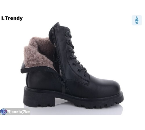 Черевики жіночі на зиму (6 пар р.36-41) чорний "Trendy" Черевики жіночі на зиму (6 пар р.36-41) чорний "Trendy"