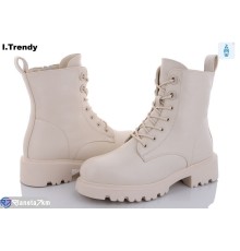 Черевики жіночі на зиму (6 пар р.36-41) бежевий  "Trendy"