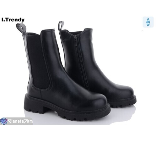 Черевики жіночі на зиму (6 пар р.36-41) чорний "Trendy" Черевики жіночі на зиму (6 пар р.36-41) чорний "Trendy"