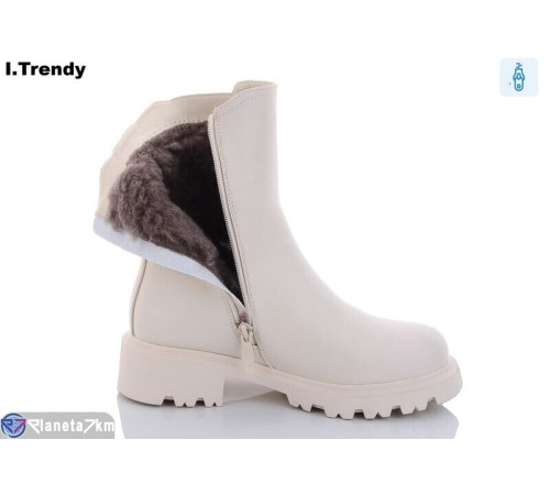 Черевики жіночі на зиму (6 пар р.36-41) бежевий "Trendy" Черевики жіночі на зиму (6 пар р.36-41) бежевий "Trendy"