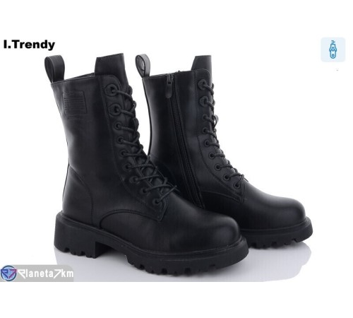 Черевики жіночі на зиму (6 пар р.36-41) чорний "Trendy" Черевики жіночі на зиму (6 пар р.36-41) чорний "Trendy"
