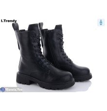 Черевики жіночі на зиму (6 пар р.36-41) чорний  "Trendy"