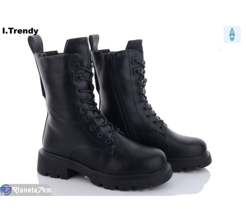 Черевики жіночі на зиму (6 пар р.36-41) чорний "Trendy" Черевики жіночі на зиму (6 пар р.36-41) чорний "Trendy"