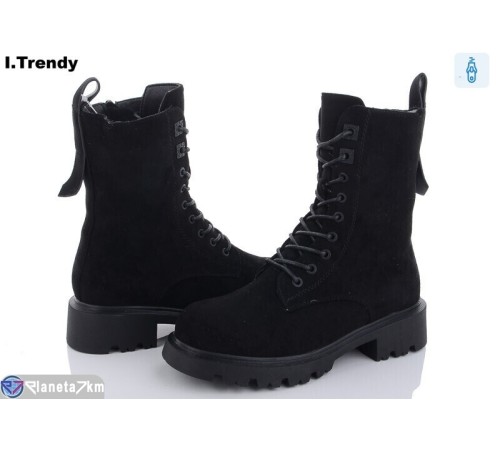 Черевики жіночі на зиму (6 пар р.36-41) чорний "Trendy" Черевики жіночі на зиму (6 пар р.36-41) чорний "Trendy"