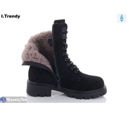 Черевики жіночі на зиму (6 пар р.36-41) чорний "Trendy" Черевики жіночі на зиму (6 пар р.36-41) чорний "Trendy"