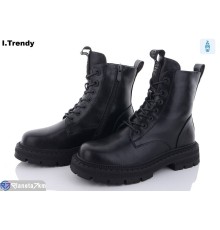 Черевики жіночі на зиму (6 пар р.36-41) чорний  "Trendy"