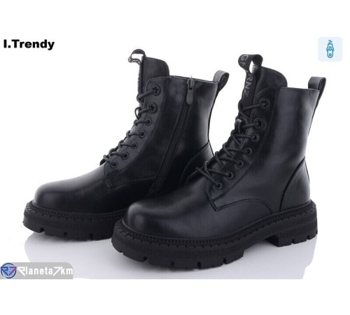 Черевики жіночі на зиму (6 пар р.36-41) чорний "Trendy" Черевики жіночі на зиму (6 пар р.36-41) чорний "Trendy"