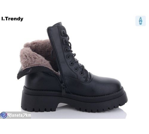 Черевики жіночі на зиму (6 пар р.36-41) чорний "Trendy" Черевики жіночі на зиму (6 пар р.36-41) чорний "Trendy"